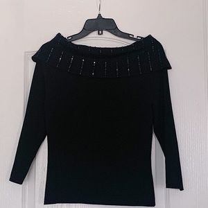 Katherine Barclay Black Sweater Size M